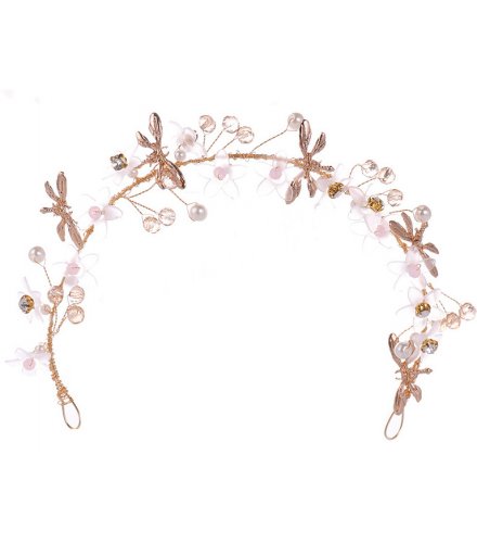 HA105 - Crystal flower hair band